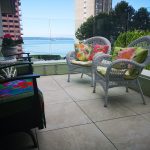 Condo Patio With Porcelain Paver Deck Tiles