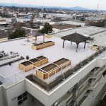 Victoria Seniors Residence Rooftop Terrace Re-Covered With Structural Pedestal Porcelain Paver Deck Tiles