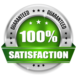 100% Satisfaction Gauranteed Logo